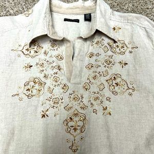 Structure Mens Linen Casual Shirt